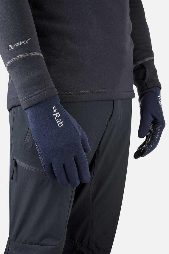 Рукавички Rab Power Stretch Contact Grip Glove, Black, XS (RB QAH-53-BL-XS)