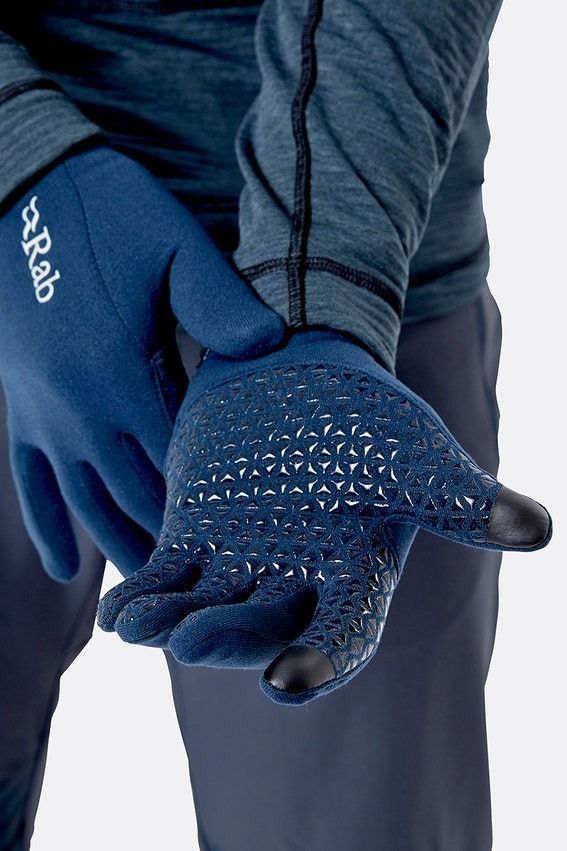 Рукавички Rab Power Stretch Contact Grip Glove, Black, XS (RB QAH-53-BL-XS)