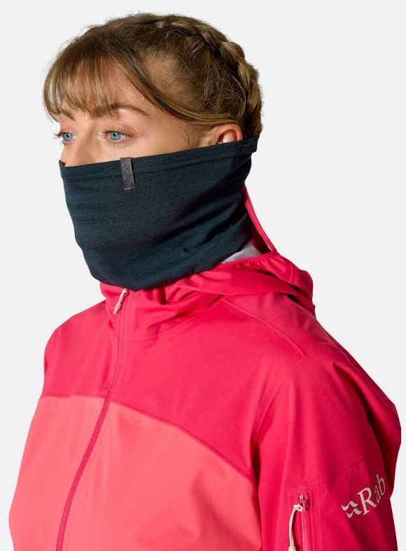 Шарф-труба Rab Syncrino Neck Tube, Beluga, One Size (QAB-54-BEL-ONE)