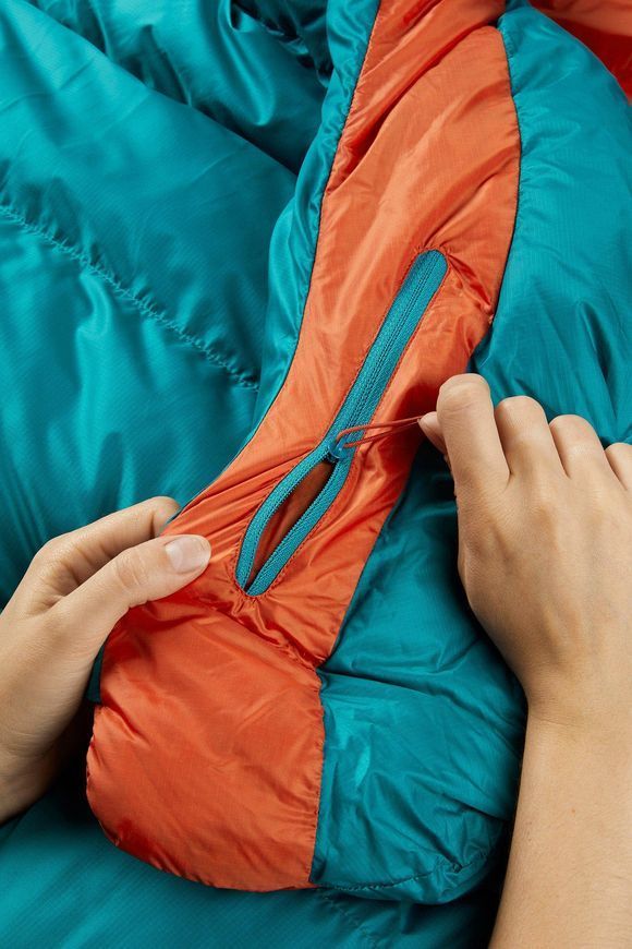 Спальний мішок Rab Ascent 500 Wmns, (-5&deg;C), 170 см - Left Zip, Marina Blue (RB QSD-36-MRB-REG-LZ)