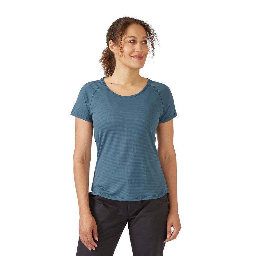 Футболка жіноча Rab Aleya Tee Wmns, Orion Blue, S (RB QBL-48-OB-10)