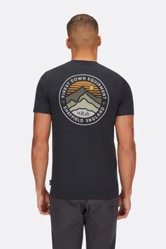 Футболка чоловіча Rab Basecamp 3 Peaks Tee, Beluga, S (RB QCC-05-BEL-SML)
