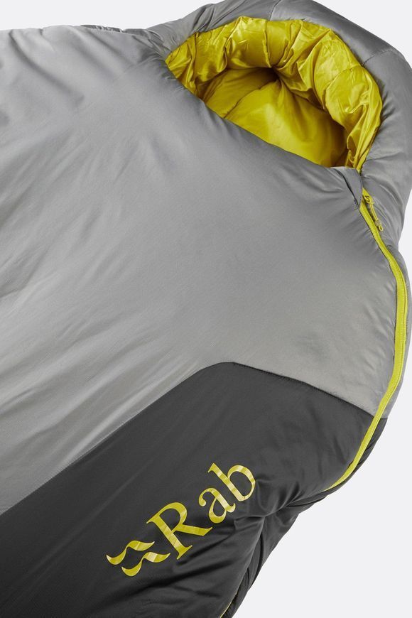 Спальний мішок Rab Solar Ultra 2 Regular, (-10&deg;C), 185 см - Left Zip, Granite (QSS-03-GRA-REG-LZ)