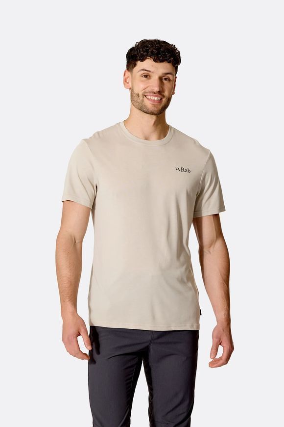 Футболка чоловіча Rab Crimp Collage Tee, Dark Melba, M (RB QCC-42-DKM-MED)
