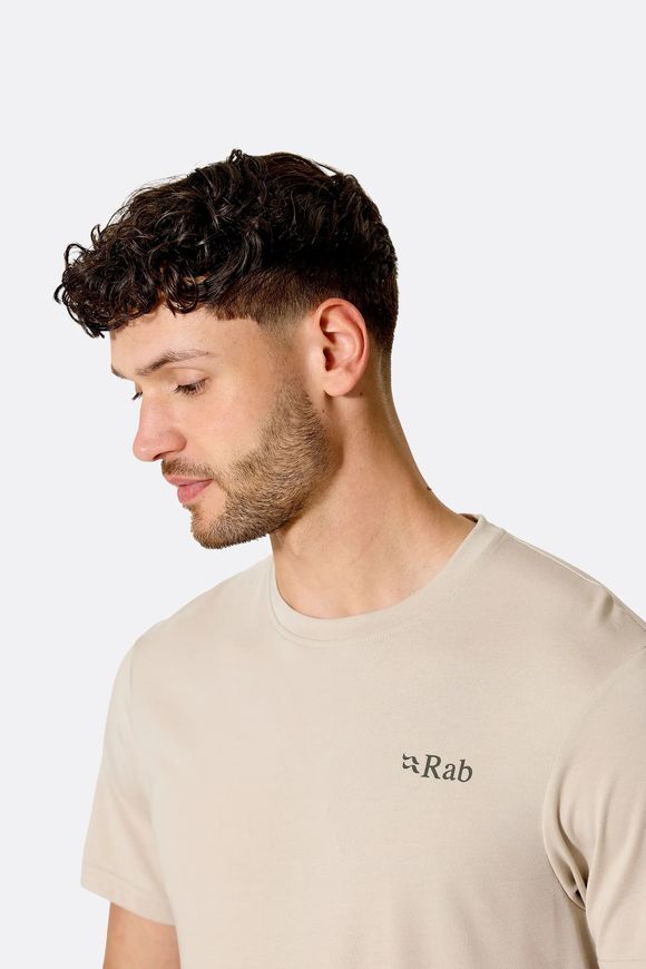 Футболка чоловіча Rab Crimp Collage Tee, Dark Melba, M (RB QCC-42-DKM-MED)