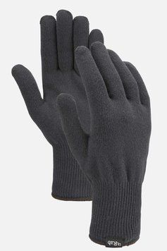 Рукавички Rab Stretch Knit, Black, M (RB QAG-84-BL-M)