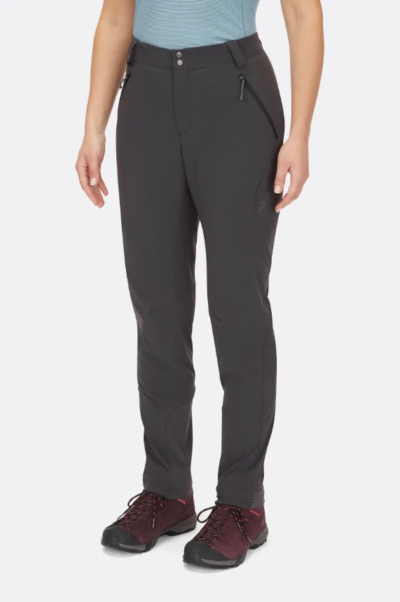 Штани жіночі Rab Ascendor Light Pants Wmns Anthracite, L long (QFW-02-ANT-14-LG)