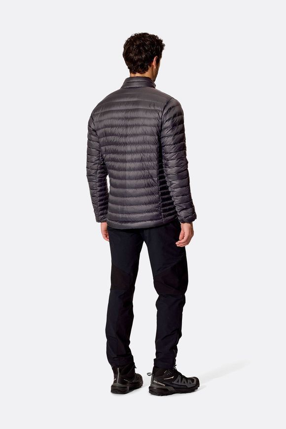Чоловічий легкий пуховик Rab Microlight Jacket, Anthracite, S (RB QDB-94-ANT-SML)