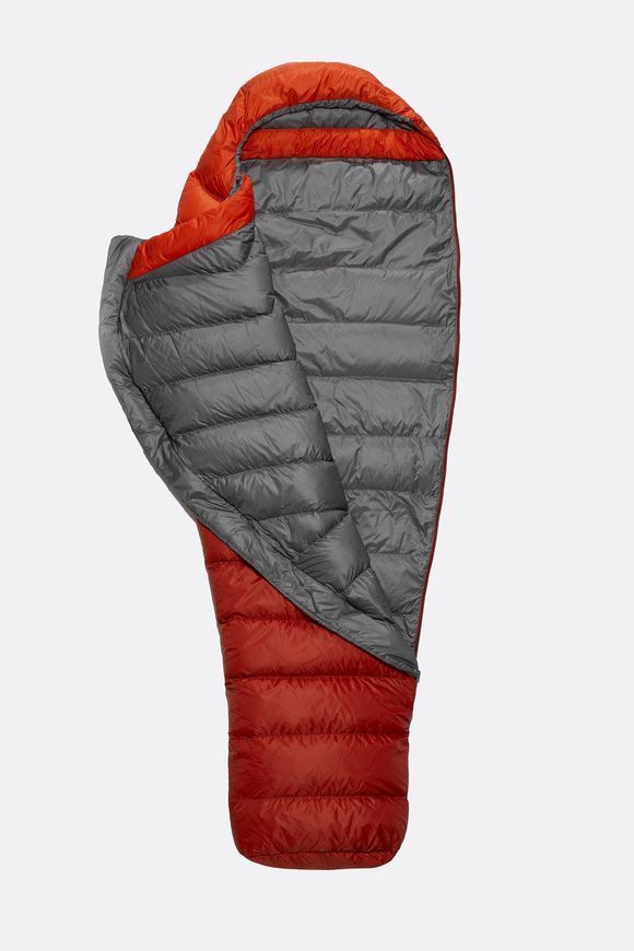 Спальний мішок Rab Alpine 200 Regular, (3&deg;C), 185 см - Left Zip, Firecracker (QSD-26-FCR-REG-LZ)