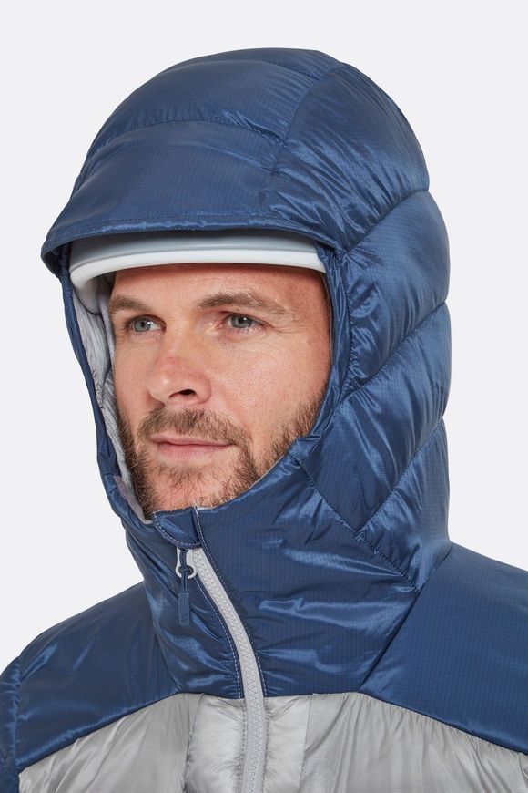 Зимова чоловіча куртка Rab Cirrus Ultra Hoody, Tempest Blue, XLG (RB QIP-21-TMB-XLG)