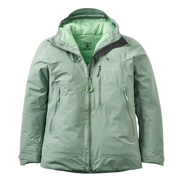 Жіноча тепла мембранна куртка Rab Xenon Shield Jacket Wmns, Dark Fig Green, 10 (RB QIP-53-DFG-10)