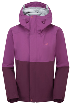 Мембранна куртка жіноча Rab Firewall Jacket Wmns, Plum/Mulberry, 8 (RB QWI-09-PMU-08)