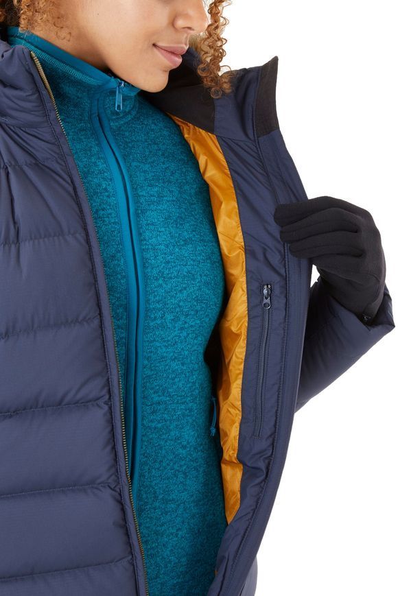 Парка жіноча Rab Deep Cover Parka Wmns, Graphene, 10 (RB QDB-33-GRH-10)