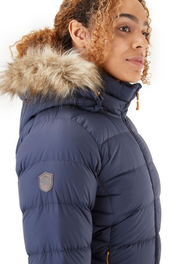 Парка жіноча Rab Deep Cover Parka Wmns, Graphene, 10 (RB QDB-33-GRH-10)