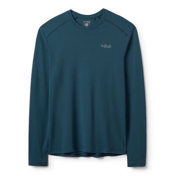 Футболка з довгим рукавом чоловіча Rab Force LS Tee, Tempest Blue, M (RB QCC-22-TMB-MED)