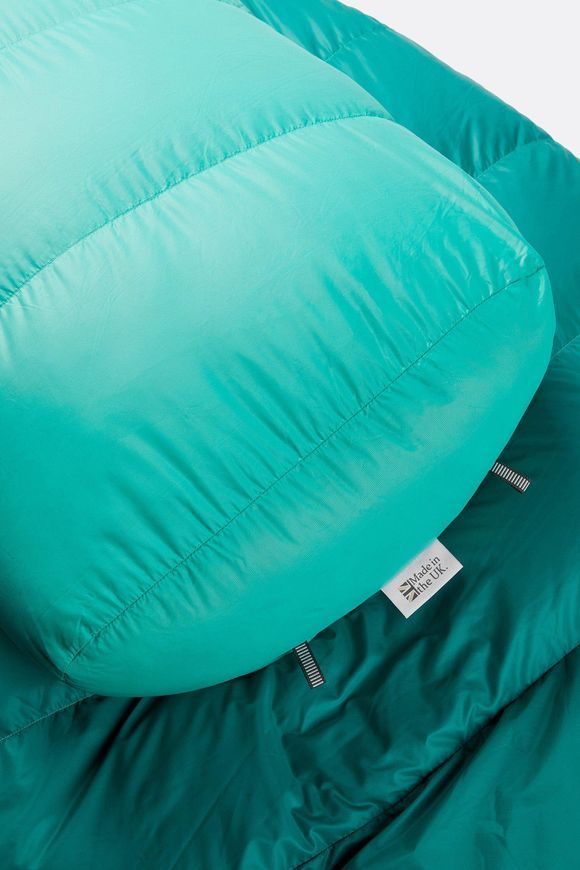 Спальний мішок жіночий Rab Alpine 400 Wmns Regular, (-5&deg;C), 170 см - Left Zip, Atlantis (RB QSD-28-ATL-REG-LZ)