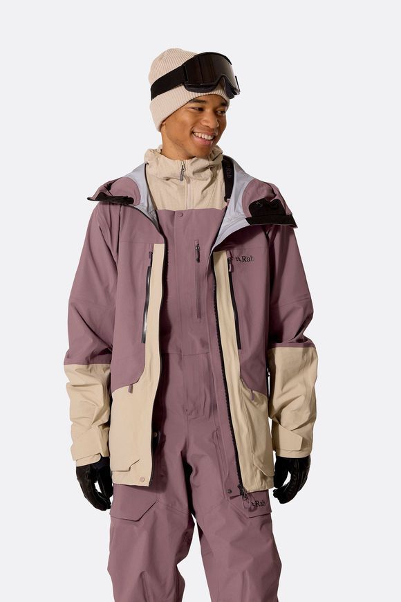 Мембранна куртка чоловіча Rab Bigline Jacket, Dark Iris/Dark Pebble, L (RB QWI-89-DDP-LRG)