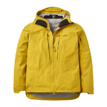 Мембранна куртка чоловіча Rab Kinetic Alpine Stretch Jacket, Dark Pollen, L (RB QWI-73-DPL-LRG)