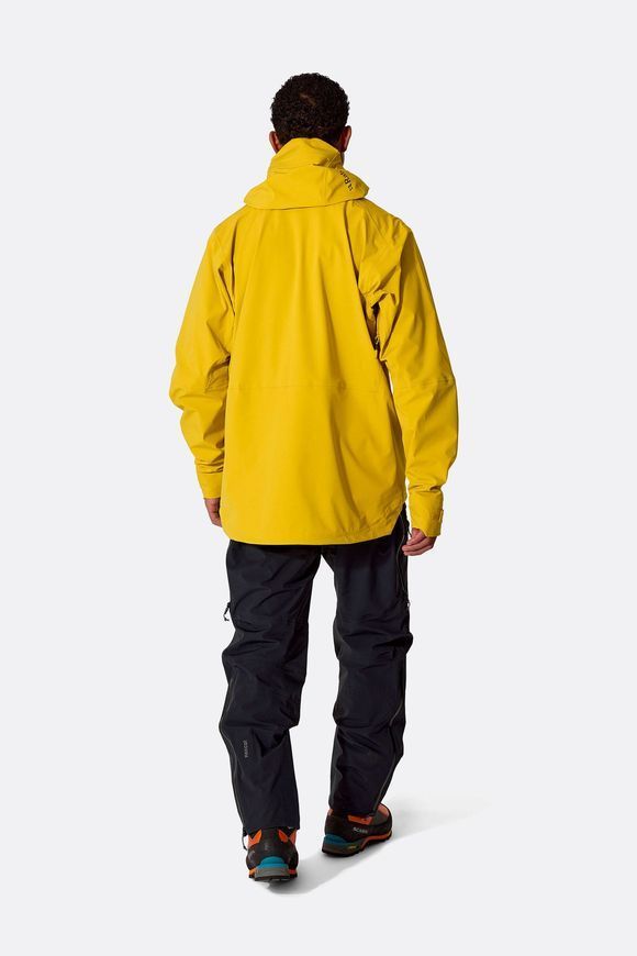 Мембранна куртка чоловіча Rab Kinetic Alpine Stretch Jacket, Dark Pollen, L (RB QWI-73-DPL-LRG)