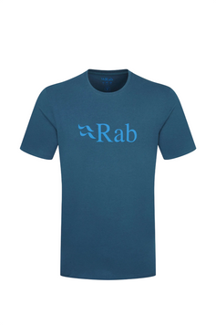 Футболка чоловіча Rab Stance Logo Tee, Tempest Blue, S (RB QCB-08-TMB-SML)