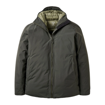 Чоловіча зимова пухова куртка Rab Valiance Jacket, Dark Army, M (RB QDC-04-DAY-MED)
