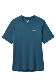 Футболка жіноча Rab Force Tee Wmns, Tempest Blue, 10 (RB QCC-25-TMB-10)