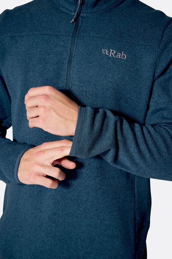 Кофта чоловіча Rab Ryvoan Pull-On, Ebony, L (RB QFG-82-EBN-LRG)