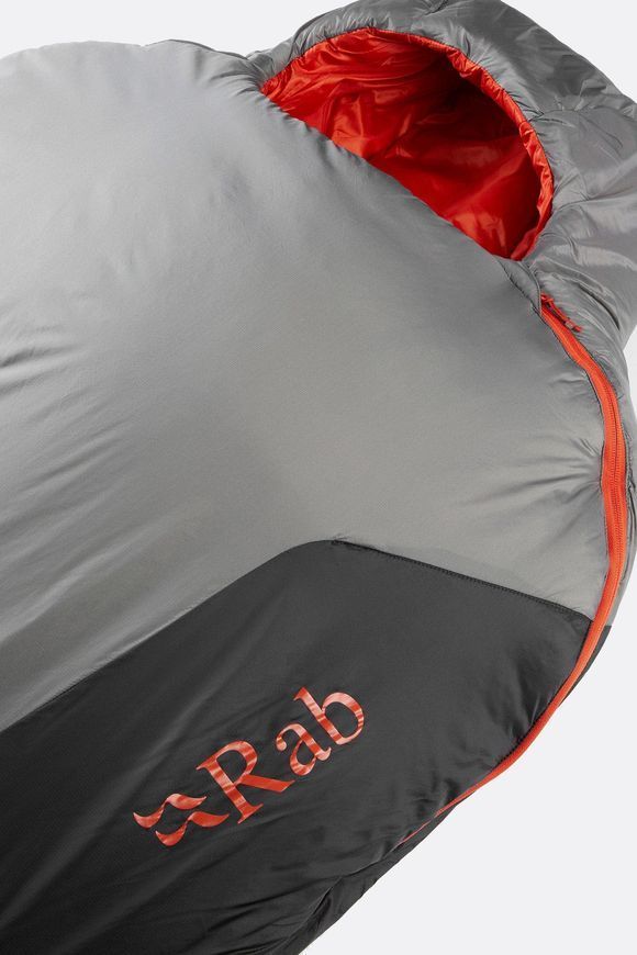 Спальний мішок Rab Solar Ultra 1 Regular, (-4&deg;C), 185 см - Left Zip, Granite (QSS-05-GRA-REG-LZ)