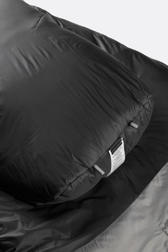 Спальний мішок Rab Solar Ultra 1 Regular, (-4&deg;C), 185 см - Left Zip, Granite (QSS-05-GRA-REG-LZ)