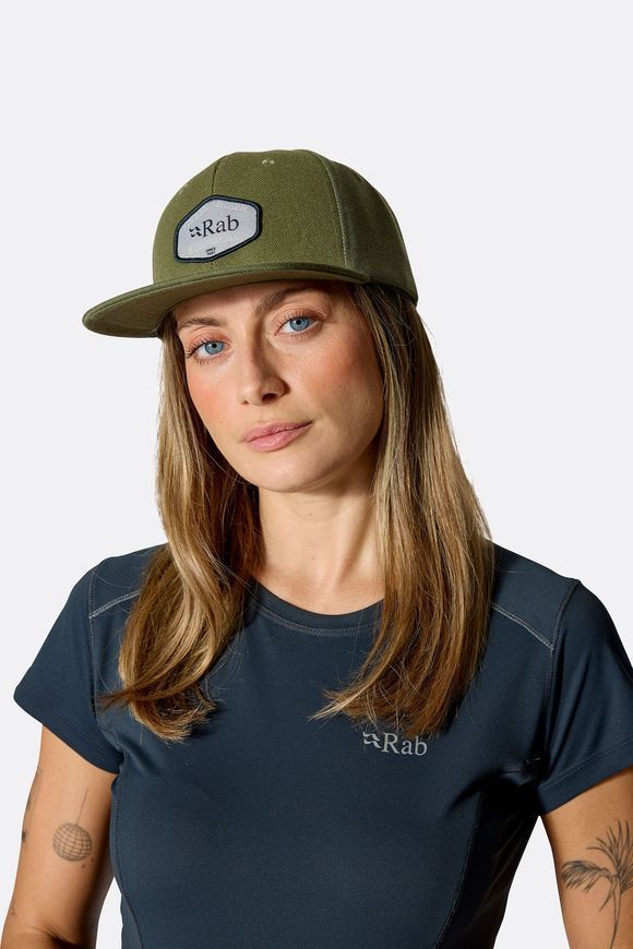 Кепка Rab Axion Badge Cap, Army/Light Khaki, One Size (RB QAB-64-ALK-ONE)