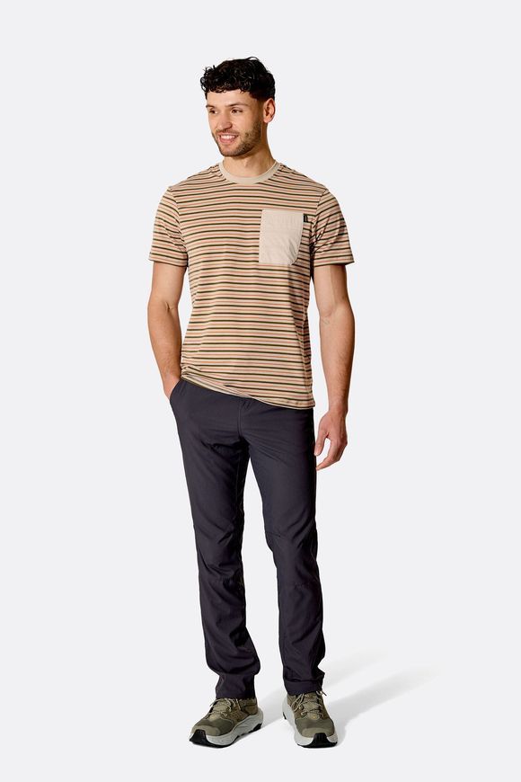 Футболка чоловіча Rab Rivelin Stripe Tee, Iris Stripe, M (RB QCC-35-IRS-MED)