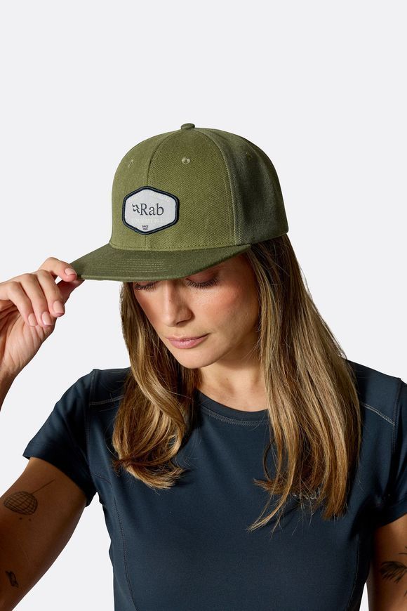 Кепка Rab Axion Badge Cap, Army/Light Khaki, One Size (RB QAB-64-ALK-ONE)