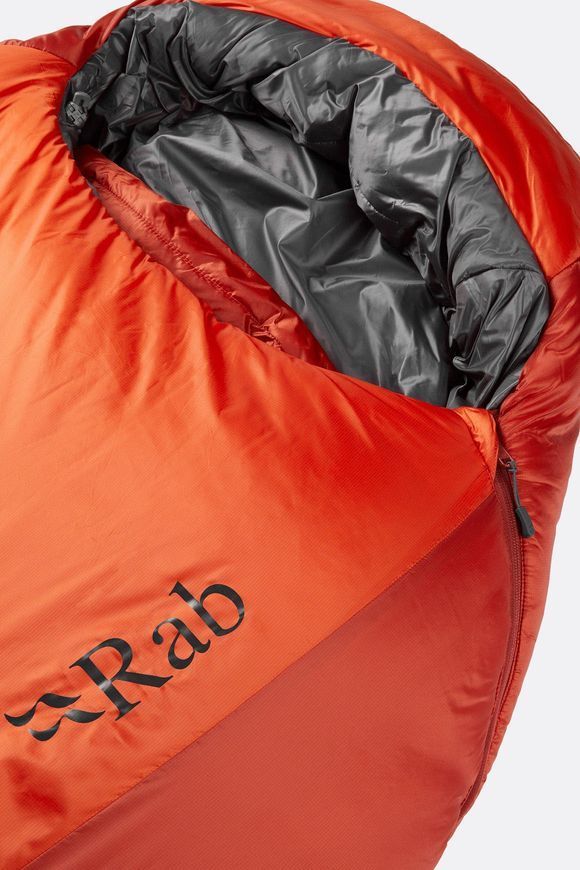 Спальний мішок Rab Solar Eco 4 Regular, (-11&deg;C), 185 см - Left Zip, Firecracker (QSS-07-FCR-REG-LZ)